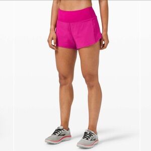Lululemon Speed Up Short 4” inseam Long